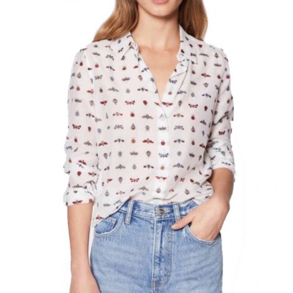 Equipment Bug Print Blouse